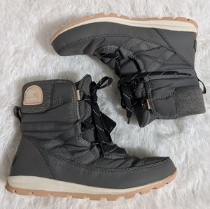 Sorel Whitney Short Lace Nylon Waterproof Boots